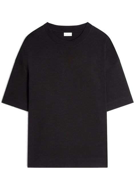 t-shirt heno uomo nera DRIES VAN NOTEN | 261-021111-3603900